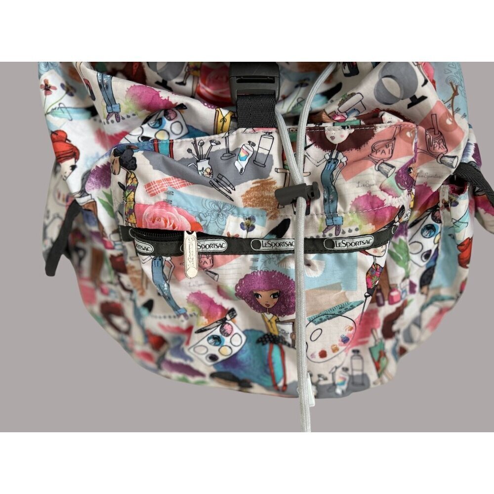 Moomin Lesportsac Backpack Large Print All Over - Gem